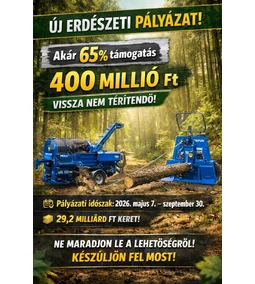 ÚJ ERDÉSZETI PÁLYÁZAT!